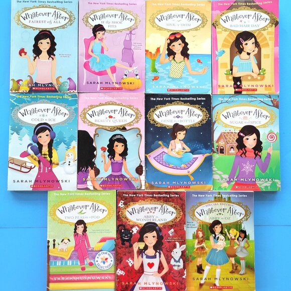 WHATEVER AFTER BOOKS MODERN GIRLS FAIRY TALES #1-11 SPECIAL ED. SARAH MLYNOWSKI - Picture 1 of 13